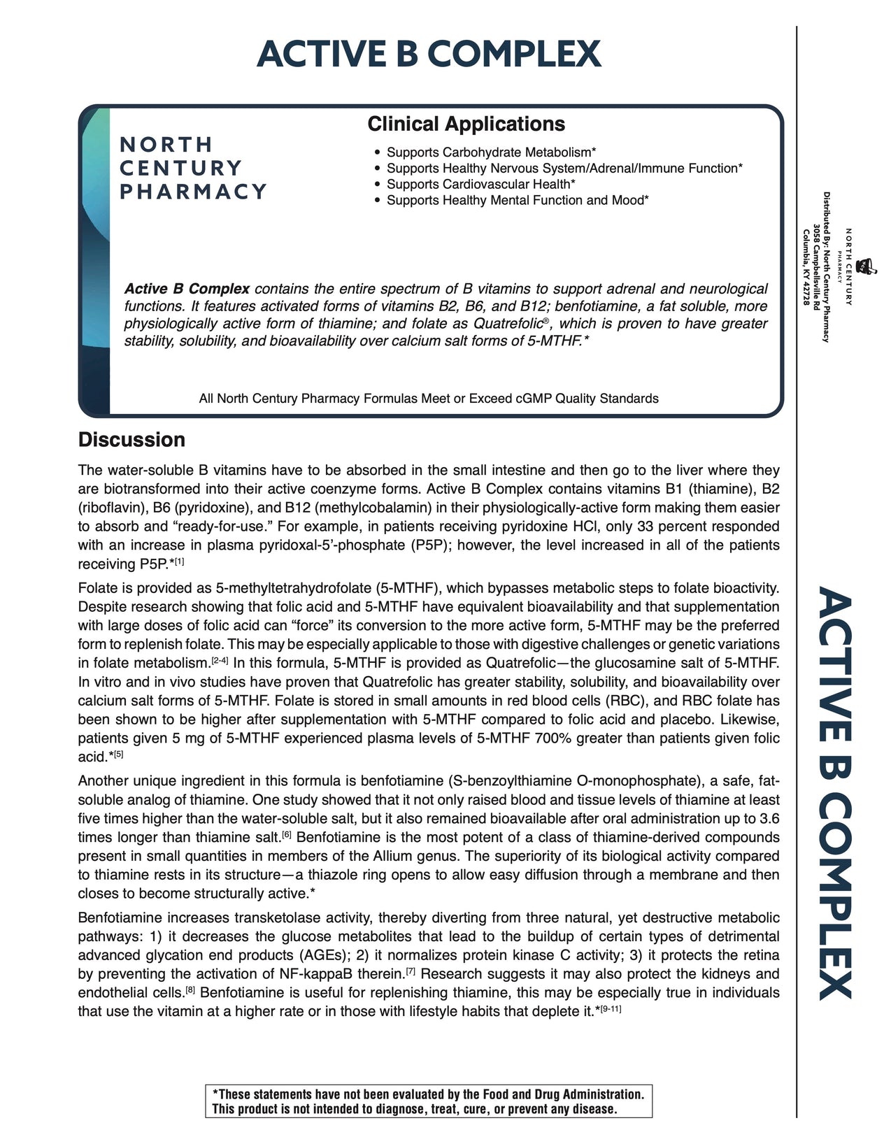 Active B Complex for NCPak #30