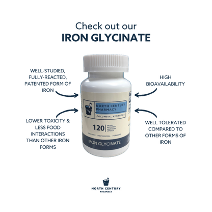 Iron Glycinate 120 Capsules