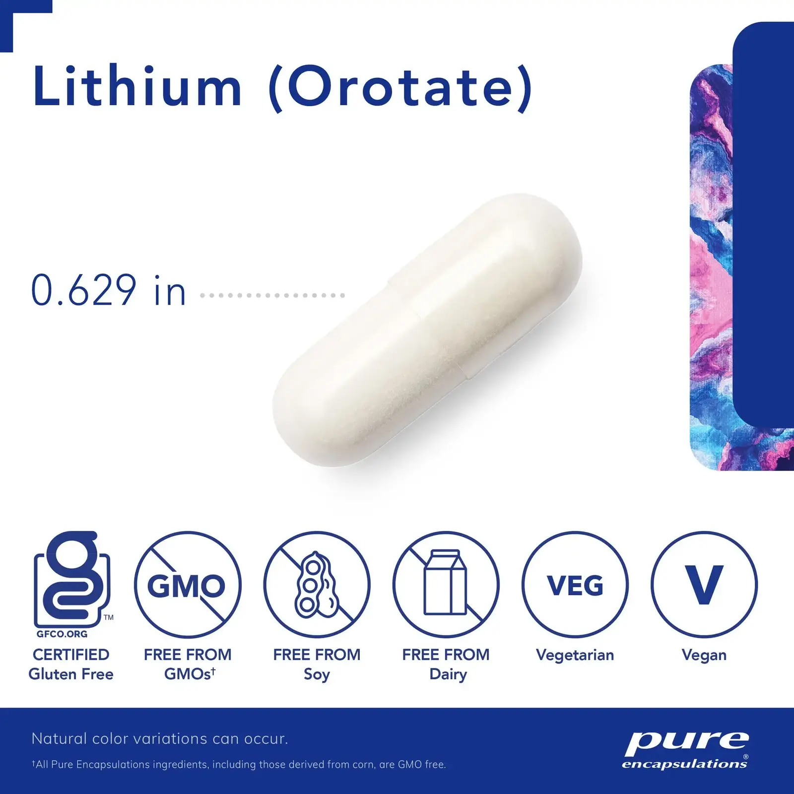 Lithium (orotate) 1 mg
